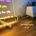 thumbnail image 7 of LED Note Board with Colors: Acrylic Dry Erase Board with Light | 2025 New LED Acrylic Message Marker Board | Light up Dry Erase Board with Stand as a Glow Memo Letter Board for Office Home Christmas, 7 of 7