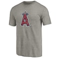 thumbnail image 2 of Men's Ash Los Angeles Angels Distressed Team Tri-Blend T-Shirt, 2 of 2