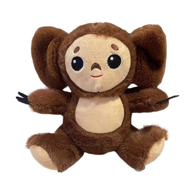 Big Eared Monkey Toy Soft Stuffed Animal Cute Huggable Doll for Kids