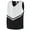 Black & White, variant on Augusta 9110A Ladies Pride Shell - Black & White- Medium