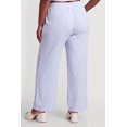 thumbnail image 4 of Women's Plus Size Striped Wide Leg Casual Pants, 4 of 4