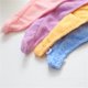 thumbnail image 3 of Microfiber Solid Color Absorbent Dry Hair Cap - Blue, Pink, Purple, Yellow, 3 of 3