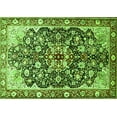 thumbnail image 1 of Ahgly Company Indoor Rectangle Medallion Green Traditional Area Rugs, 2' x 3', 1 of 1