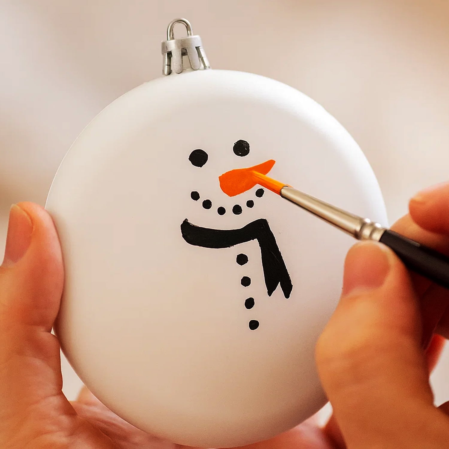 Sleetly DIY Christmas Ornaments Set for Kids and Adults - DIY Crafts, Painting, Drawing, Stickers, Decals, Large 4 inch, Matte Blank Flat Disc, Stencils Included, Assorted Colors, Set of 12
