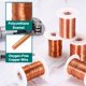 thumbnail image 3 of Uxcell Alambre Magnético 20 AWG, Alambre de Cobre Esmaltado de 20 Calibres, Alambre de Bobina Magnética de 4 oz para Transformador, Motor, Eléctrico, 155C(311F), 3 of 5