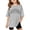 Grey, variant on MUXiin Girls Shirts Size 7-8,Girls Back To School Outfit Graphic Short Sleeve Basic Layering Tee Relaxed Fit Dressy Summer Blouse for Girls
