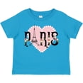 thumbnail image 3 of Inktastic Paris Pink Heart Eiffel Tower with Flowers Boys or Girls Toddler T-Shirt, 3 of 5