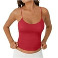 thumbnail image 2 of Trendy Queen Womens Summer Tank Tops Double Lined Going Out Teen Girls Y2k Sleeveless Backless 2025 Workout Cami Adjustable, Limited Time Under 10 Dollars SA-450, 2 of 6