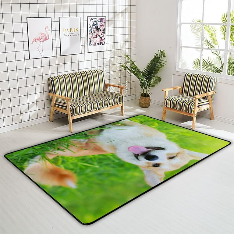 ラグ・カーペット WELSH FLOOR RUG GREEN LABOUR AND WAIT | WELSH FLOOR RUG GREEN