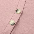 thumbnail image 4 of MHFRRA Camisa de Manga Larga, Informal, de Otoño, Cómoda, Suave y Básica, para Uso Diario. Rosa, 4 of 7