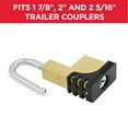 TowSmart Premium Coupler Lock with 2 Keys, Brass, 732