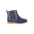 thumbnail image 2 of Wonder Nation Baby and Toddler Girls Chelsea Boots with Floral Embroidery, 2 of 5