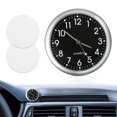 thumbnail image 2 of serony Dashboard Clock For Car Motorcycle And Watch With Easy-to-Read Display Silent Metal Car Clock Black Luminous, 2 of 6