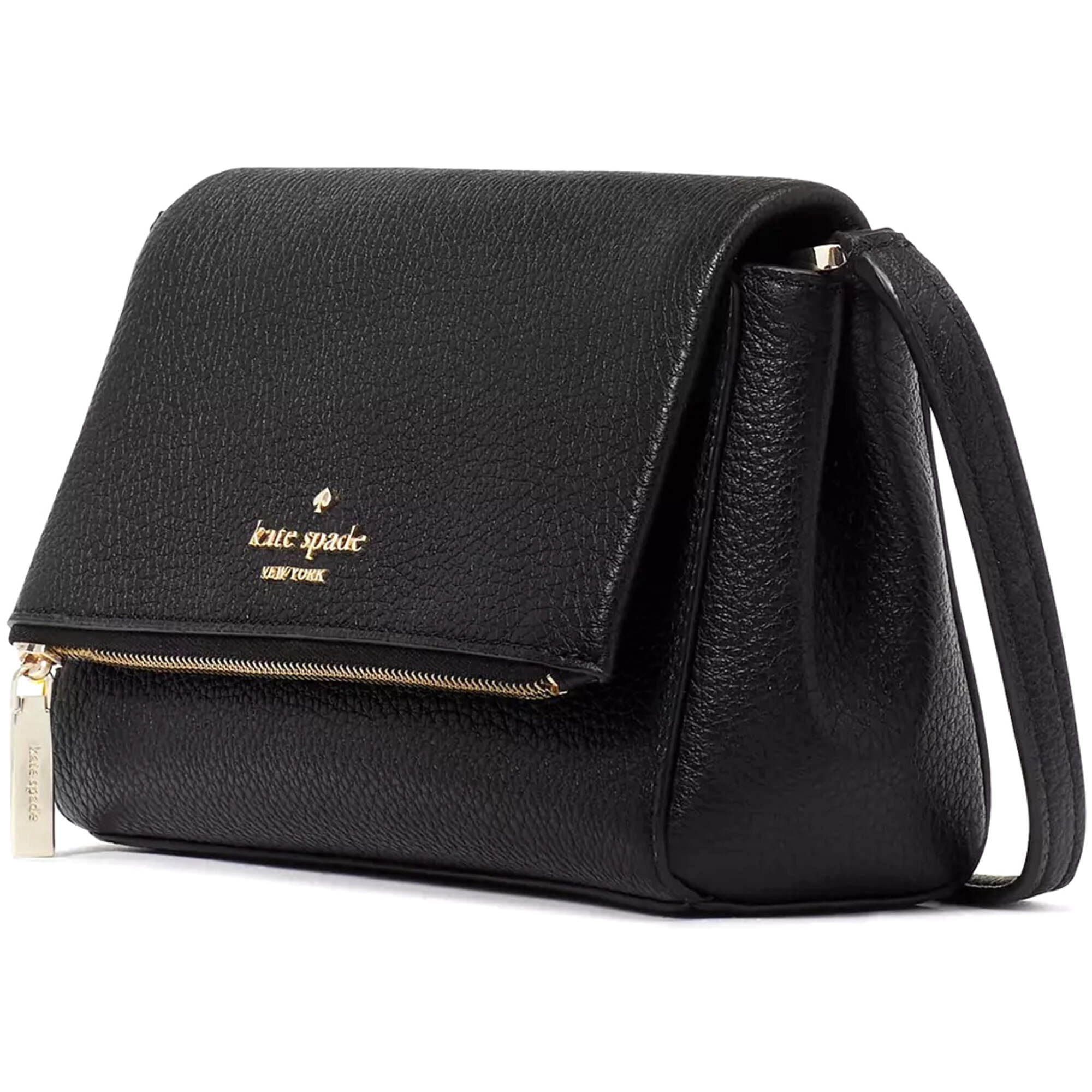 Kate Spade KE487-001 Women's Leila Black Leather Crossbody Bag