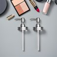thumbnail image 4 of SHOWERORO 2Ud Dispenser Lids En Acero Inoxidable Para Hogar Color Plata Resistente Y Funcional, 4 of 8