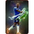 thumbnail image 1 of Chapa Metal Vintage Didier Drogba Pintura Hierro Rectangular 30x40cm, 1 of 8