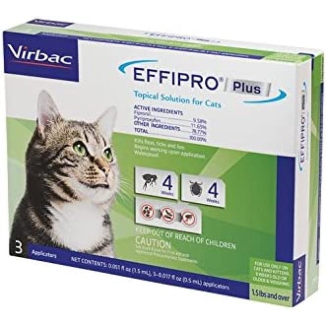 Codllyne Effipro PLUS Topical Solution For Cats, 3 Month Supply