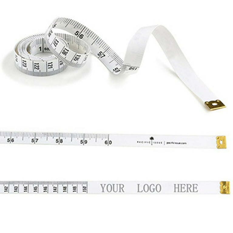 Cogfs White Soft Tape, Tailor Seamstress Sewing Diet Ruler Tape Measure  Brass Ends Dressmakers New 