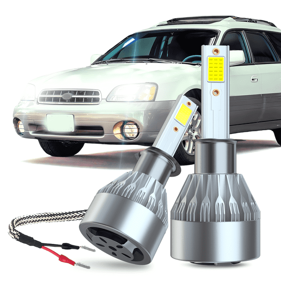 Low Beam LED Headlight Bulb - Compatible with 2000 - 2004 Subaru Outback 2001 2002 2003