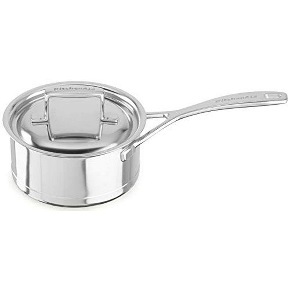 KitchenAid KCC720PSST Professional Stainless Steel 3Quart 8" Saucepan