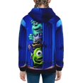 thumbnail image 4 of Monster Inc Girls Boys Graphic Hooded Sweatshirt Sizes 7-20 Pullover Sweatshirt Monster Inc Merch Gifts for Kids Teens, 4 of 7
