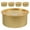 Golden, variant on WEUVEB 5pcs Airtight Metal Cans With Lids Aluminum Container For Office Use And Travel