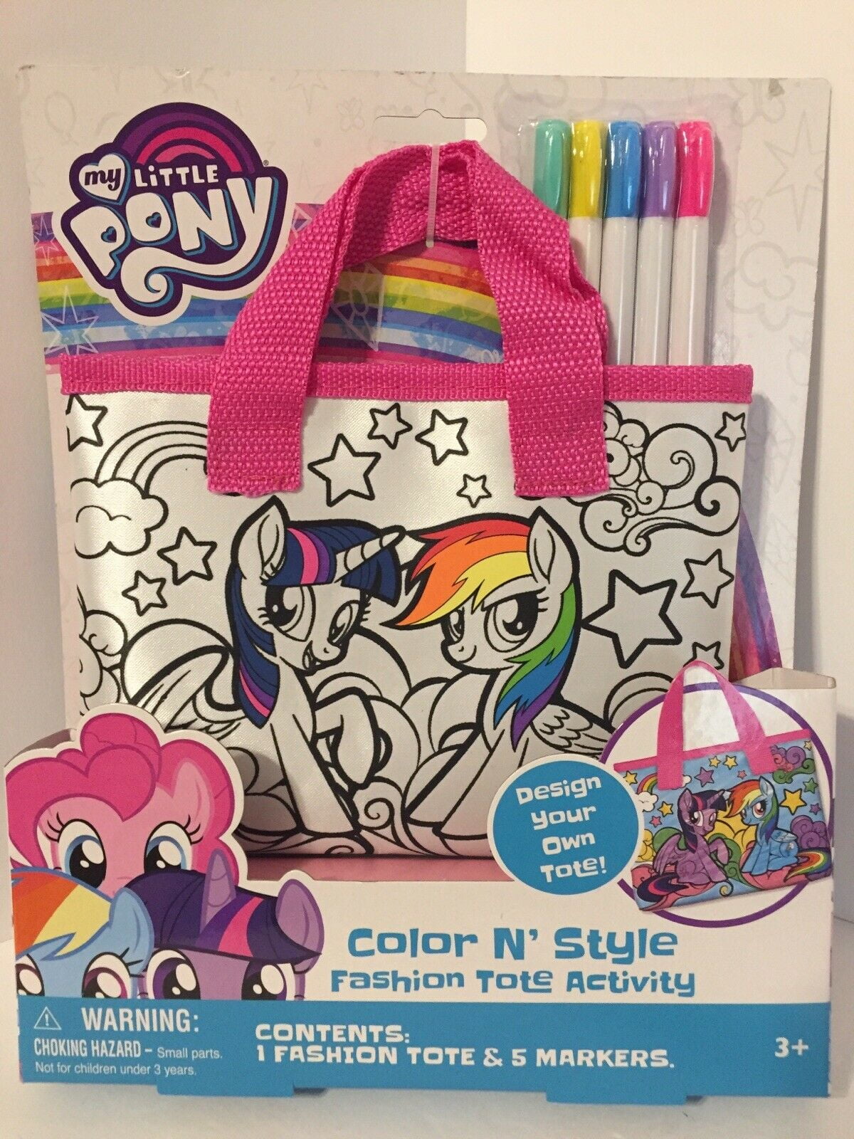 My Little Pony Color N Style Fashion Tote Activity - Walmart.com