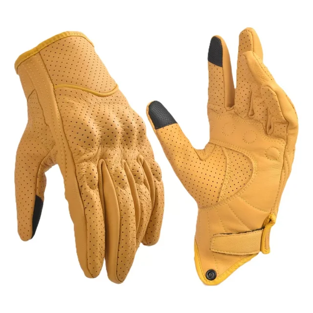 Guantes De Moto Guantes De Cuero De Moto Para Hombre