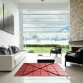 thumbnail image 6 of Ahgly Company Indoor Round Patterned Chilli Pepper Red Area Rugs, 6' Round, 6 of 6