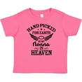 thumbnail image 3 of Inktastic Handpicked for Earth by My Nonna in Heaven with Angel Wings Boys or Girls Baby T-Shirt, 3 of 5