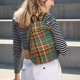 thumbnail image 5 of Balery colorful plaid Mochila Clásica Impresa Básica para Viaje, Mochila Escolar Resistente al Agua, Mochila de Lona con Correas Ajustables-Medium, 5 of 5