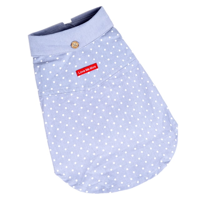 Camisa para Perro Sunnimix Traje de Gato Azul XL