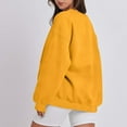 thumbnail image 5 of 2026 ! JINMGG Fall Winter Long Tops for Women, Womens Plus Size Fashion Women Comfortable Casual Pocket Color Long Sleeve Round-Neck Blouses T-Shirt Tops, 5 of 8