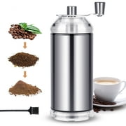 BCOOSS Manual Coffee Grinder Stainless Steel Portable Grinder with Cleaning Brush