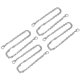 thumbnail image 1 of Monedero Cadena Correa, 4uds 16"x0.22" Plano Cadena Correa Bolso Cadenas Accesorios Monedero Correas Hombro Cruzado Cuerpo Repuesto Correa, Plateado Tono, 1 of 5