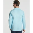 thumbnail image 3 of 3 Pack Men's Dry-Fit Long-Sleeve Active Polo Shirt - Casual Performance Golf Quick Dry (Available In Big & Tall), 3 of 6