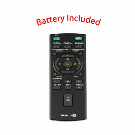 New RM-ANU159 Replace Remote for Sony Home Theater HT-CT60 /C SA-CT60 SS-WCT60