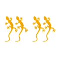 thumbnail image 4 of Speravity Paquete de 2 pegatinas para coche, resistente al agua, marca de advertencia Exterior, tira de bicicleta, calcomanía para motocicleta, cinta Amarillo 2piezas Speravity CBP504422, 4 of 6