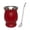 Red, variant on Bombillas Yerba Mate Tea Cup Insulation Double Wall Gourd Tea Cup Mate Straw Set