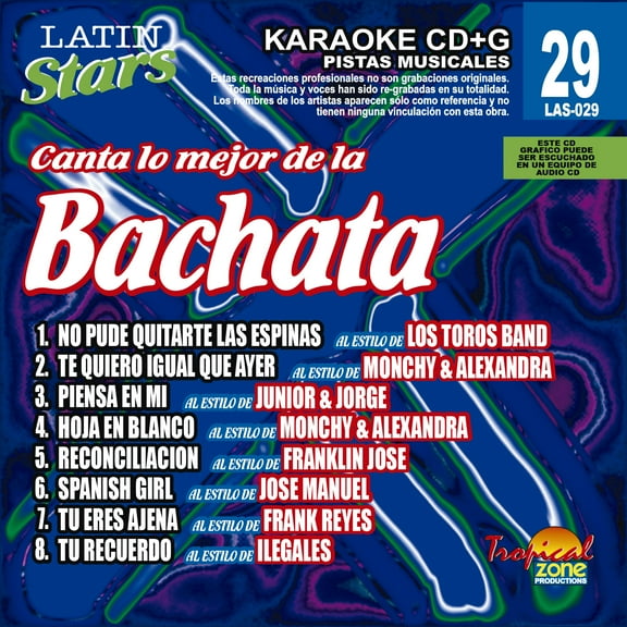Karaoke Latin Stars 029 Bachata
