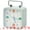 Light Green, variant on Unique Bargains 1pc Metal Casing Alarm Clock with Handle 3.3" x 1.8" x 4.5" Dark Green