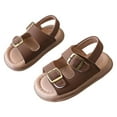 thumbnail image 3 of Zanarzt Toddler Sandals Open Toe Boys Girls Sandals Summer Outdoor Athletic Kids Sport Water Shoes for Toddler/Little Kid Khaki,US 6.5, 3 of 4