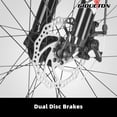 thumbnail image 3 of Mens Mountain Bike Eurobike, 27.5 Inch, 21 Speed Shifter, Disc Brakes,Mens Bicycle Adult, RED, 3 of 6