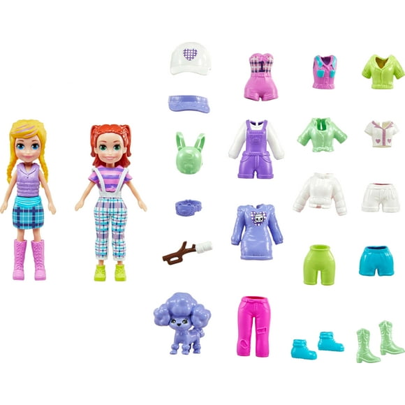 Polly Pocket Coffret Mode Grand, access. brillant dans le noir