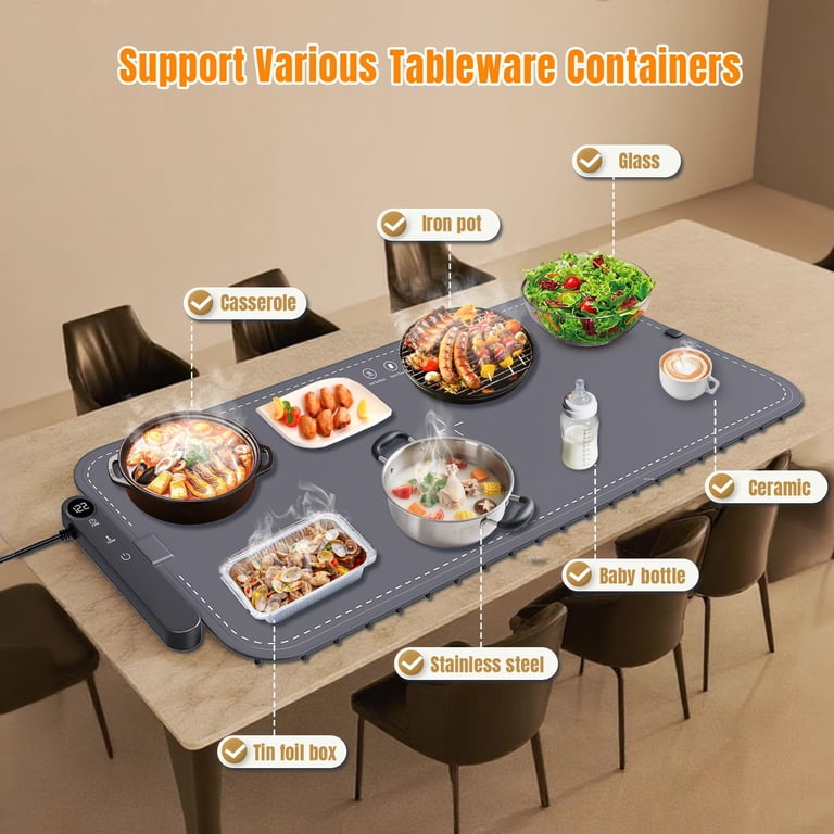 MQ Extra Large Food Warming Mat, 35.9" x 14.5" photo 4