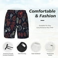 thumbnail image 5 of Fotbe Thanksgiving Men’s Swim Trunks Quick Dry Swim Shorts Board Shorts with Mesh Lining-Small, 5 of 9