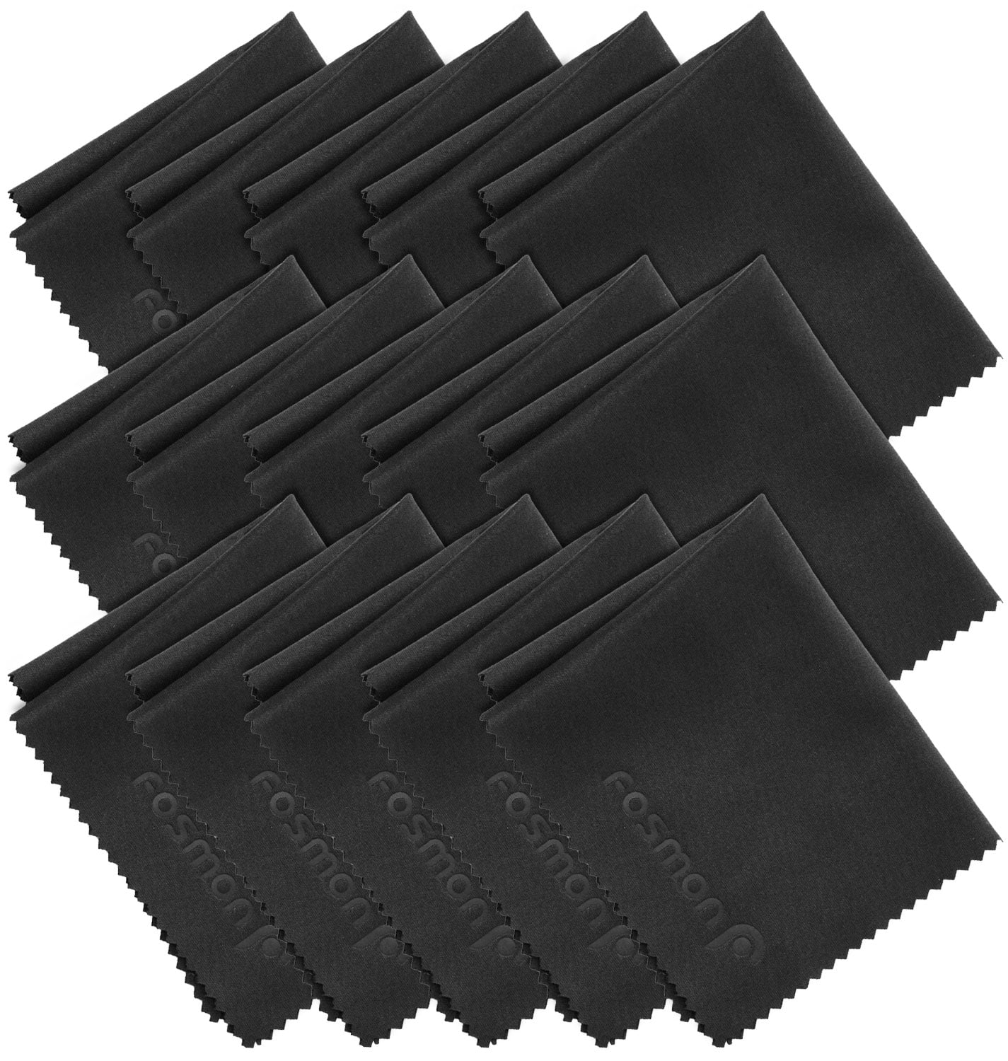 Black Box 6"x7" Suede Lens Cloth 190GSM 500 Ct Microfiber 