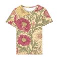 thumbnail image 5 of Womens Tops Dressy Casual Short Sleeve Cotton Womens T Shirts Graphic Tees Short Sleeve Tunic Tops for Women 2025, 5 of 7