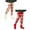 A 1PCS & B 1PCS, variant on XEGLSBU 2 Pack Christmas Stocking Stuffers for Teens Women Casual Christmas Deer Knit over Knee Socks Stockings One Size