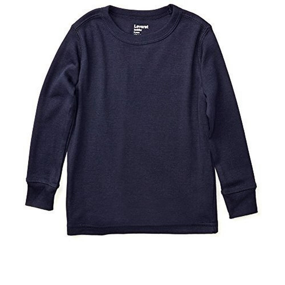 Leveret - Long Sleeve Boys Girls Kids & Toddler T-Shirt 100% Cotton (2 ...